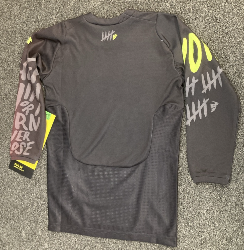 NEW GENUINE THOR 2912-2075 Pulse Counting Sheep Jersey Charcoal/Acid Youth 2XS