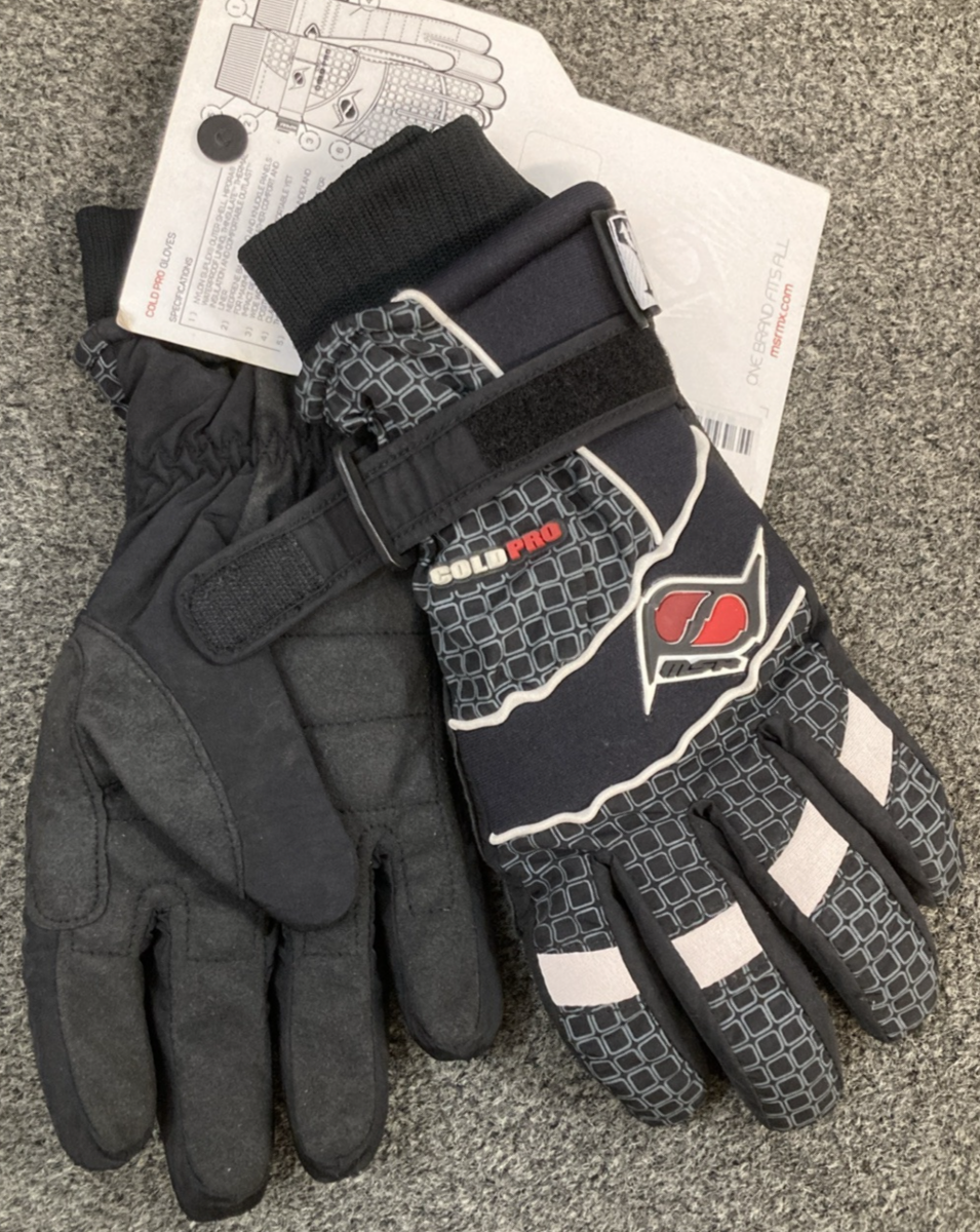NEW GENUINE MSR 32-9985 GLOVES COLD PRO BLACK LARGE