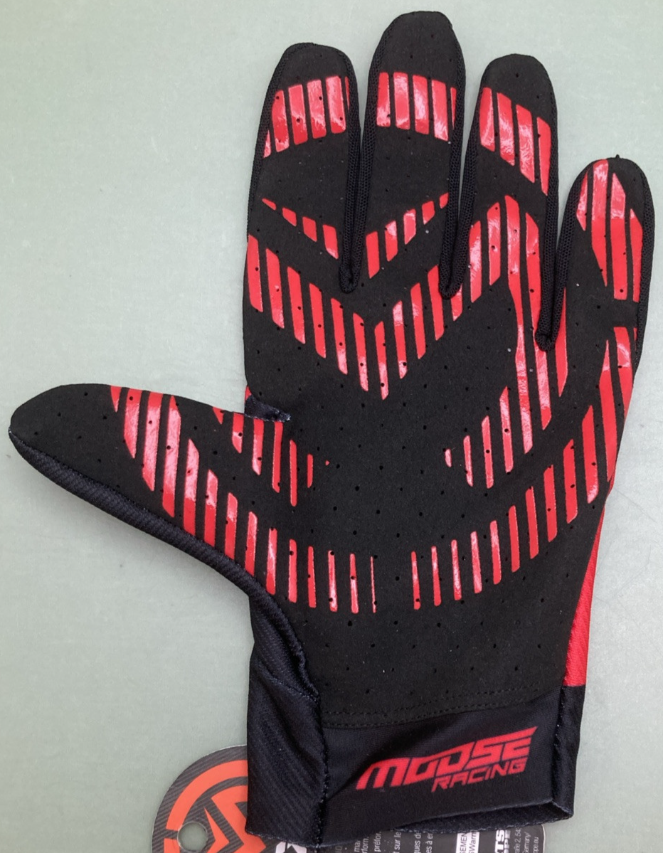 NEW GENUINE MOOSE RACING 3330-7027 MX2 Gloves Red 3XL (SZ 12)