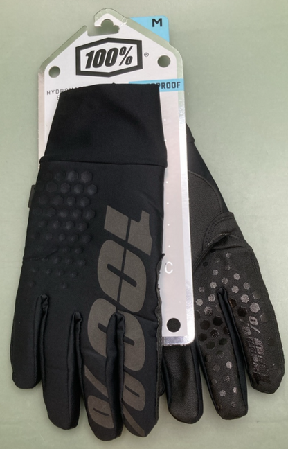 NEW GENUINE HYDROMATIC 10010-001-11 GLOVES BRISKER BLACK MENS MEDIUM