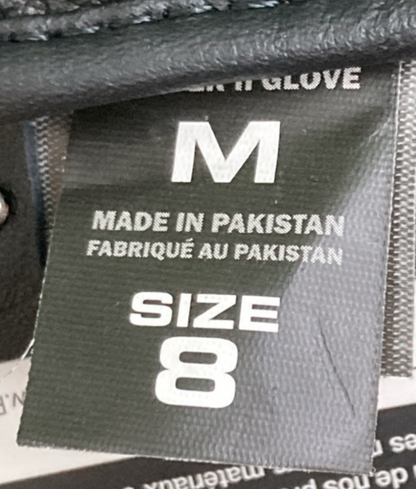 NEW GENUINE Z1R 3301-3648 GLOVES REAPER 2 BLACK LEATHER MENS MEDIUM SZ 8