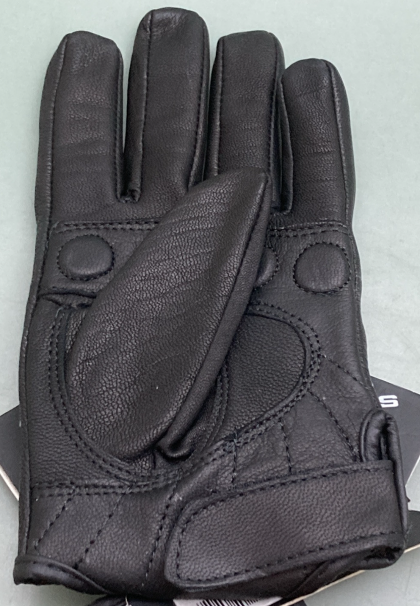 NEW GENUINE Z1R 3301-2610 GLOVES 270 Non-Perforated BLACK LEATHER MENS 2XL