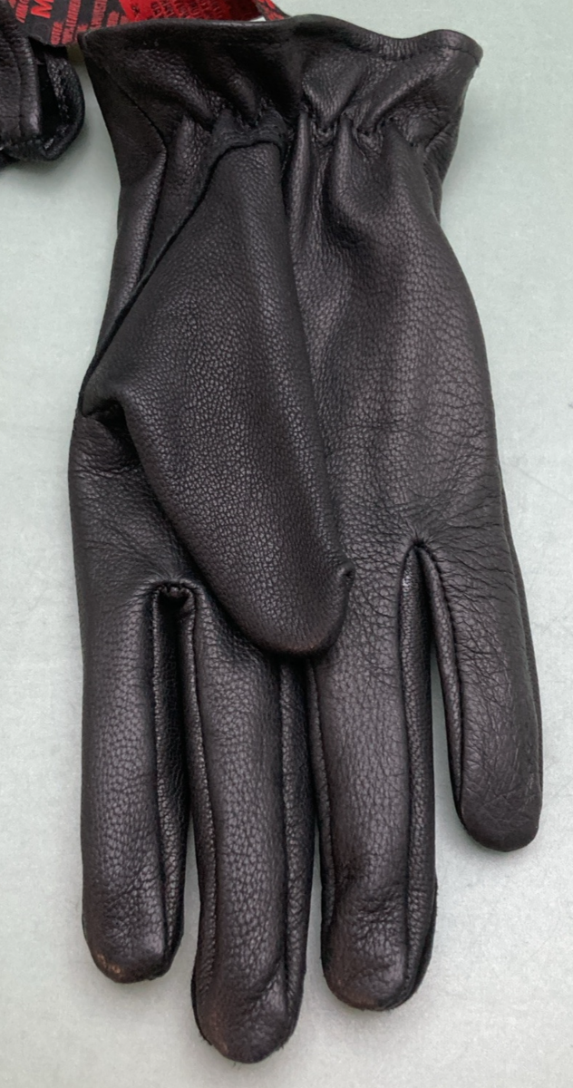 NEW GENUINE Z1R 3302-0484 Gloves 7mm Leather  Zippered Back Black Womens Medium