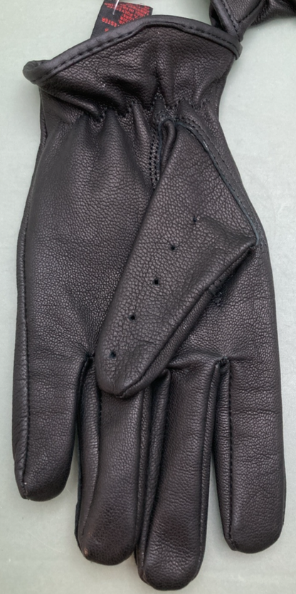 NEW GENUINE Z1R 3301-2612 GLOVES 243 BLACK LEATHER MENS SMALL