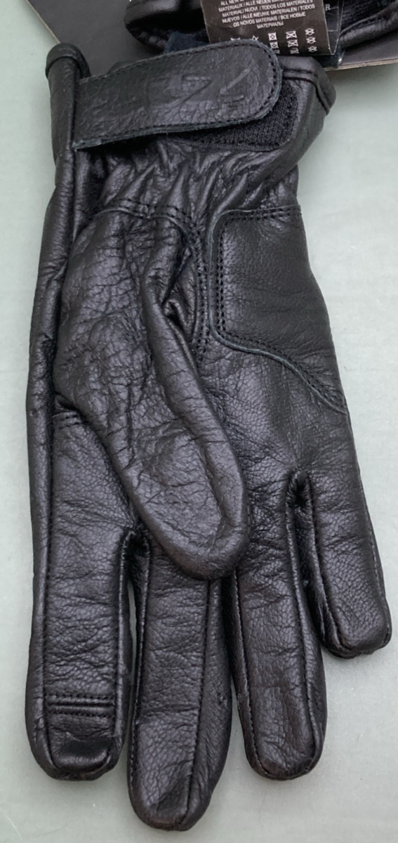 NEW GENUINE Z1R 3301-3647 GLOVES REAPER 2 BLACK LEATHER MENS SMALL SZ 7