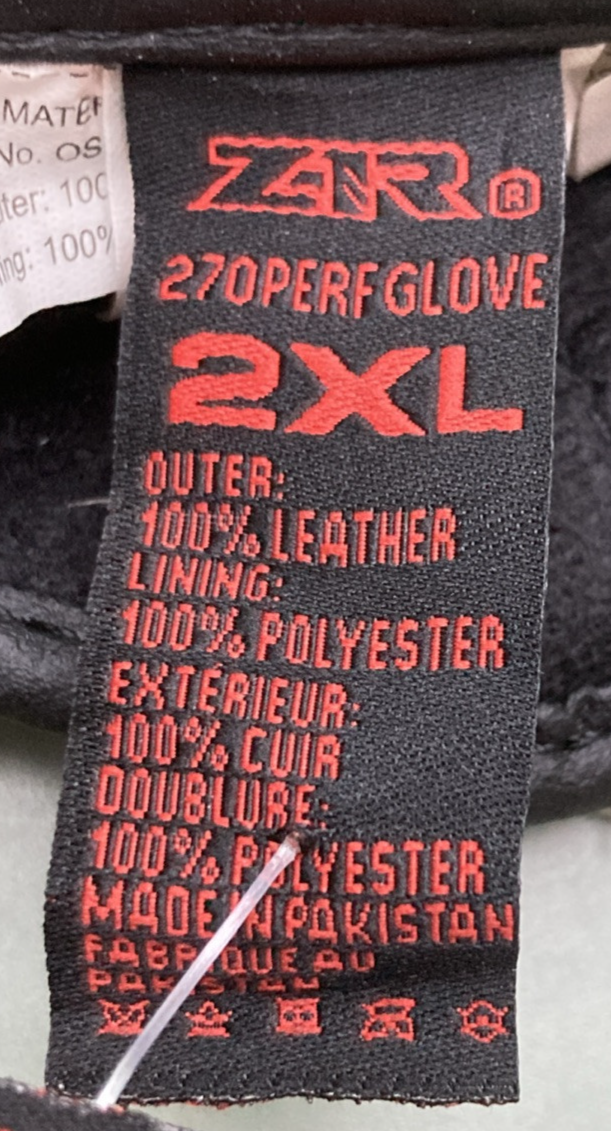 NEW GENUINE Z1R 3301-2604 GLOVES 270 PERFORATED MENS 2XL