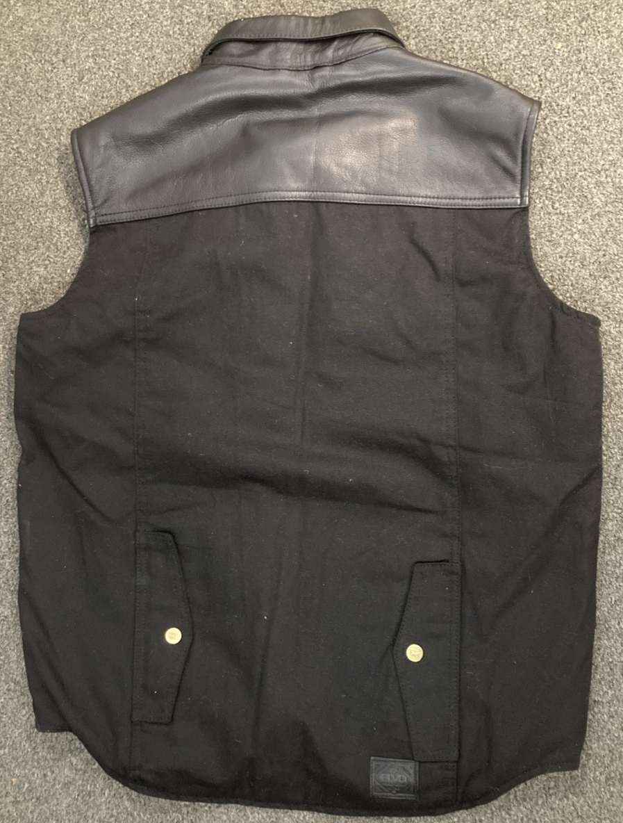 NEW GENUINE CORTECH 8106-0105-04 BANDITO VEST BOULEVARD BLACK MENS SMALL