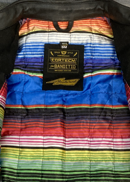 NEW GENUINE CORTECH 8106-0105-04 BANDITO VEST BOULEVARD BLACK MENS SMALL