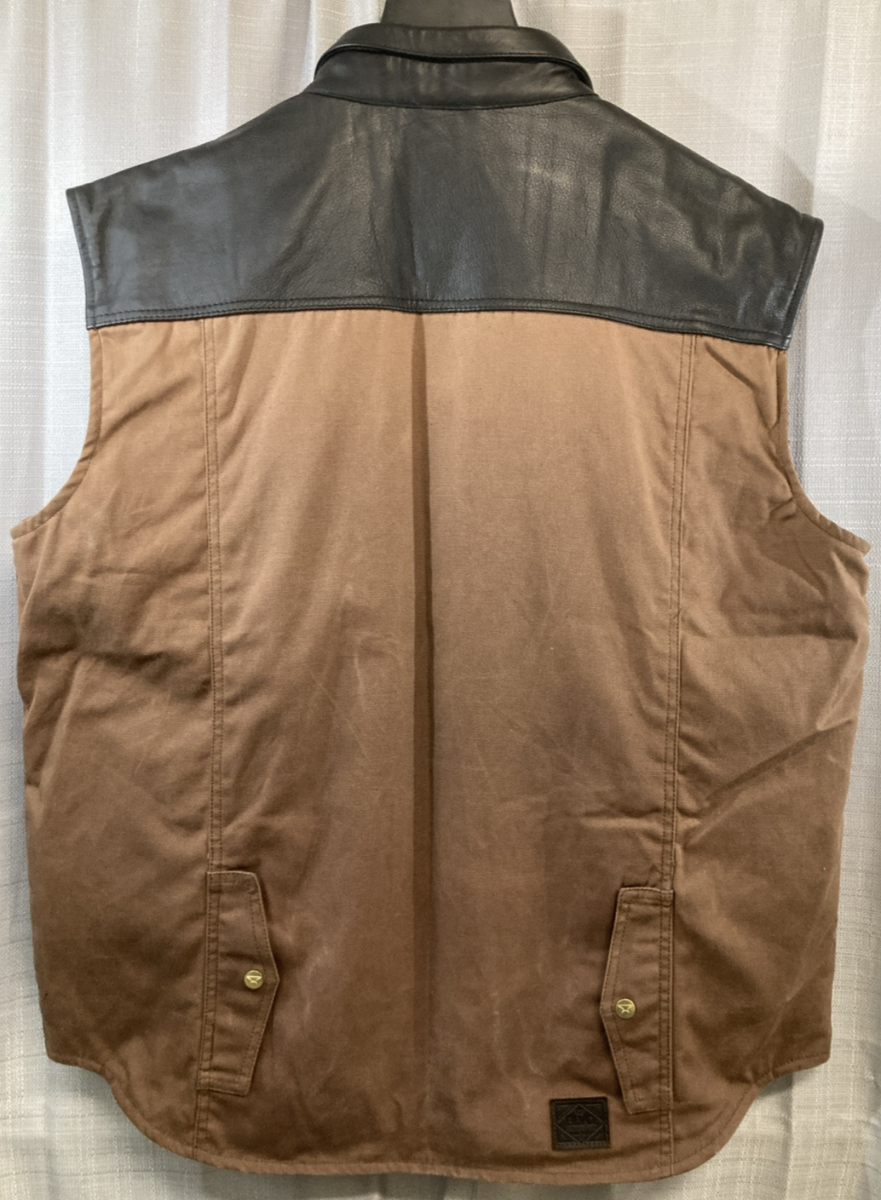 NEW GENUINE CORTECH 8106-0114-09 BANDITO VEST BOULEVARD BROWN MENS 3XL