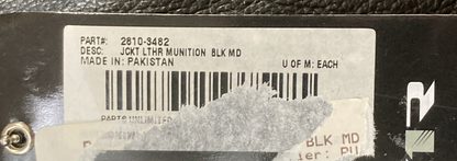 NEW GENUINE Z1R 2810-3482 Munition Leather Jacket Black Leather Mens Medium