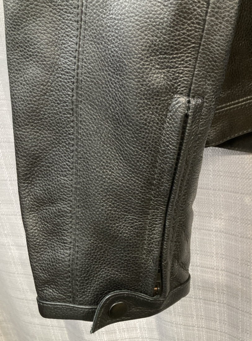 NEW GENUINE Z1R 2810-3482 Munition Leather Jacket Black Leather Mens Medium
