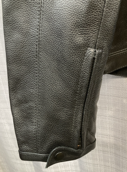 NEW GENUINE Z1R 2810-3482 Munition Leather Jacket Black Leather Mens Medium