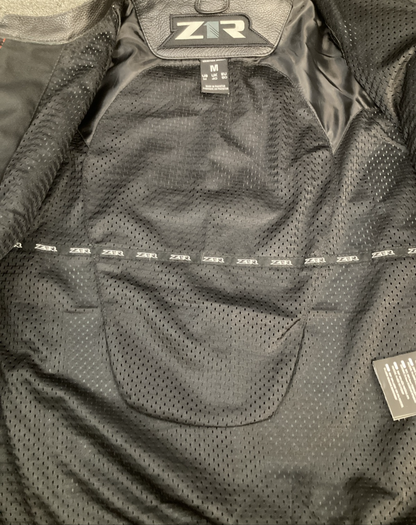 NEW GENUINE Z1R 2810-3482 Munition Leather Jacket Black Leather Mens Medium