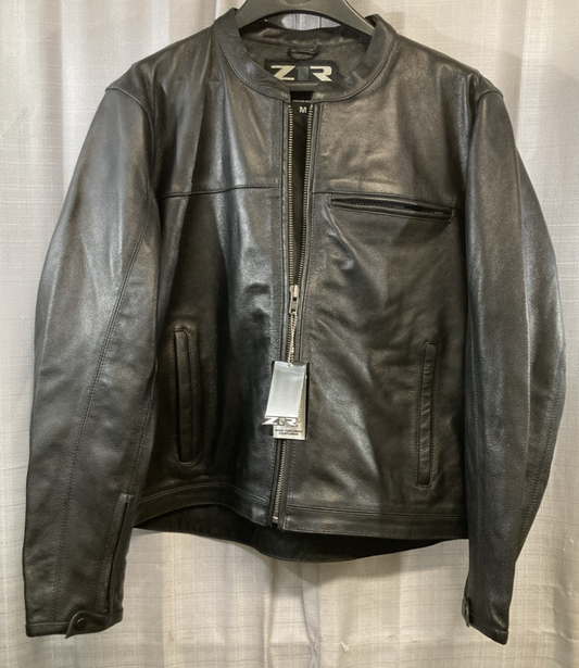 NEW GENUINE Z1R 2810-3482 Munition Leather Jacket Black Leather Mens Medium