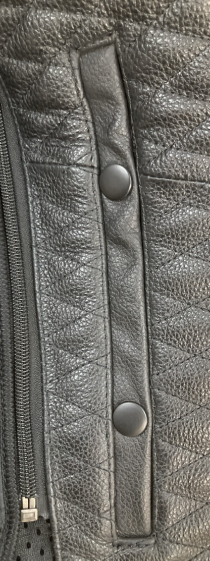 NEW GENUINE Z1R 2813-0779 Forge Leather Jacket Black Leather Women's Medium