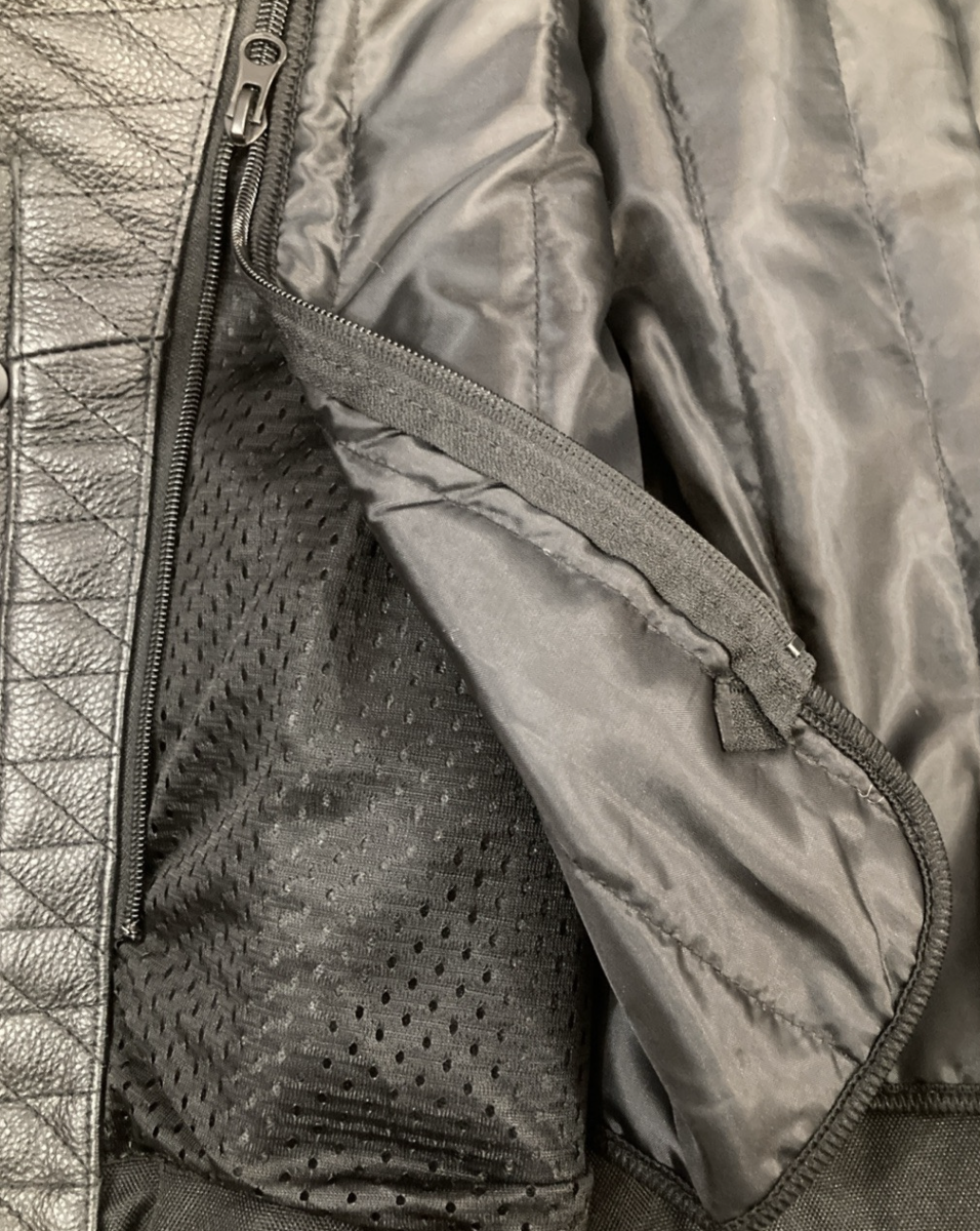 NEW GENUINE Z1R 2813-0779 Forge Leather Jacket Black Leather Women's Medium