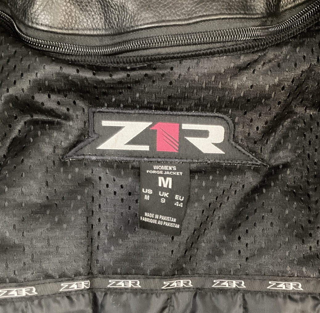 NEW GENUINE Z1R 2813-0779 Forge Leather Jacket Black Leather Women's Medium