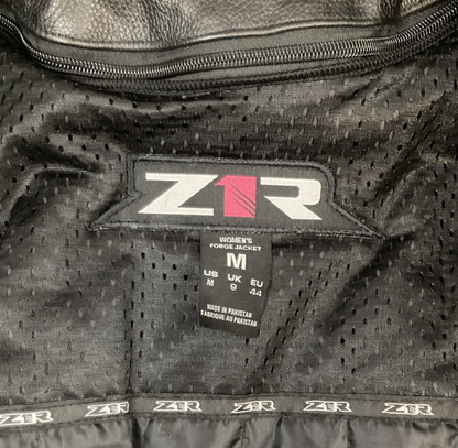 NEW GENUINE Z1R 2813-0779 Forge Leather Jacket Black Leather Women's Medium