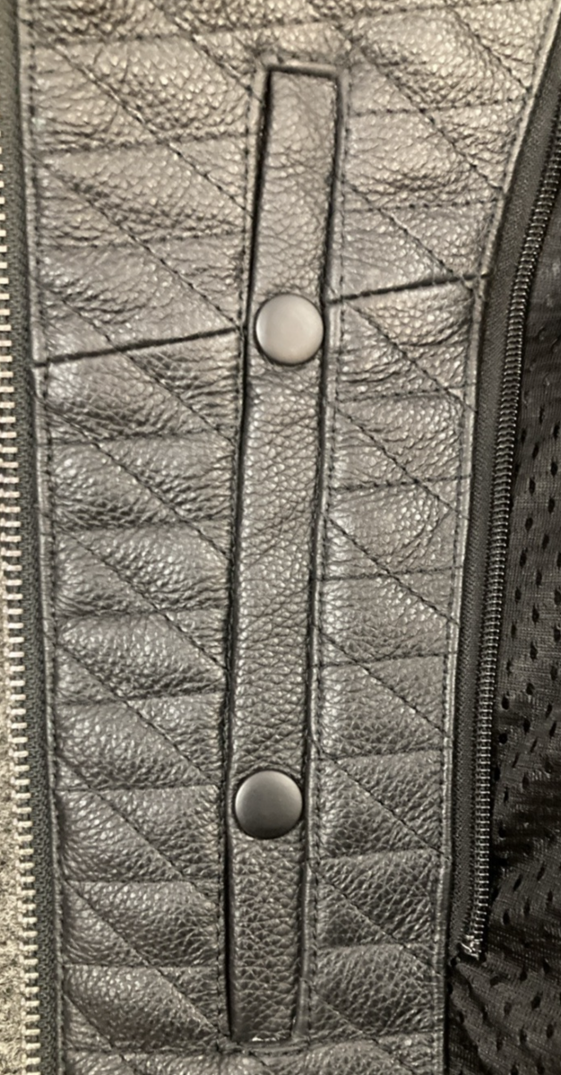 NEW GENUINE Z1R 2813-0779 Forge Leather Jacket Black Leather Women's Medium