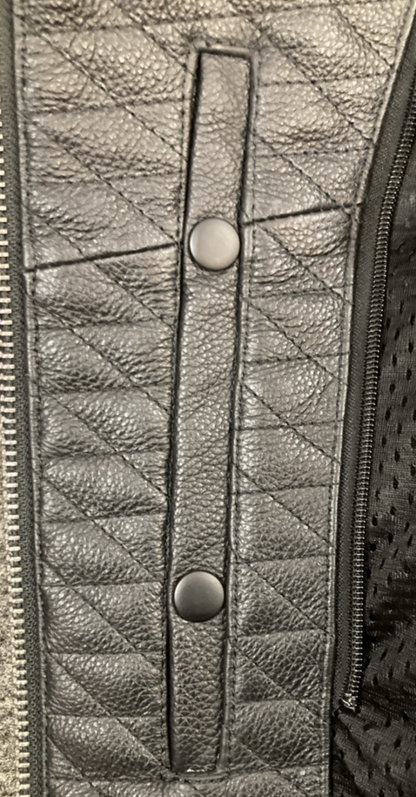 NEW GENUINE Z1R 2813-0779 Forge Leather Jacket Black Leather Women's Medium