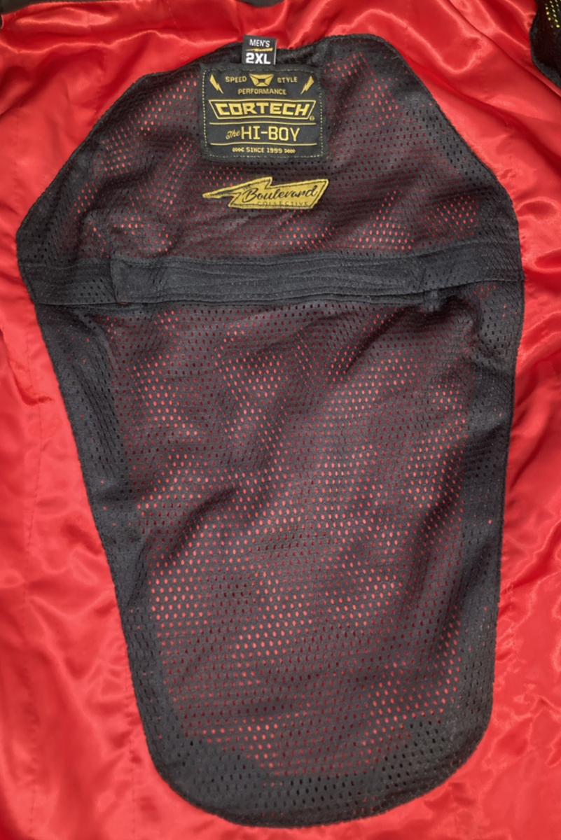 NEW GENUINE CORTECH 8100-2007-08 Hi-Boy Armored Jacket GRAY/BLACK MENS 2XL