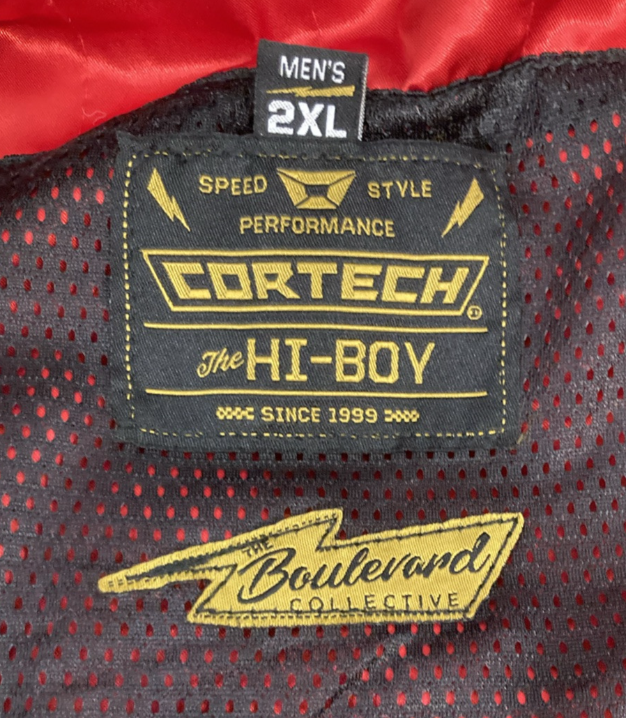 NEW GENUINE CORTECH 8100-2007-08 Hi-Boy Armored Jacket GRAY/BLACK MENS 2XL