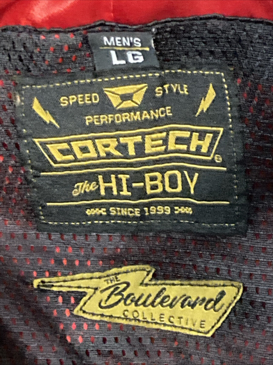 NEW GENUINE CORTECH 8100-2007-06 Hi-Boy Armored Jacket GRAY/BLACK MENS LG