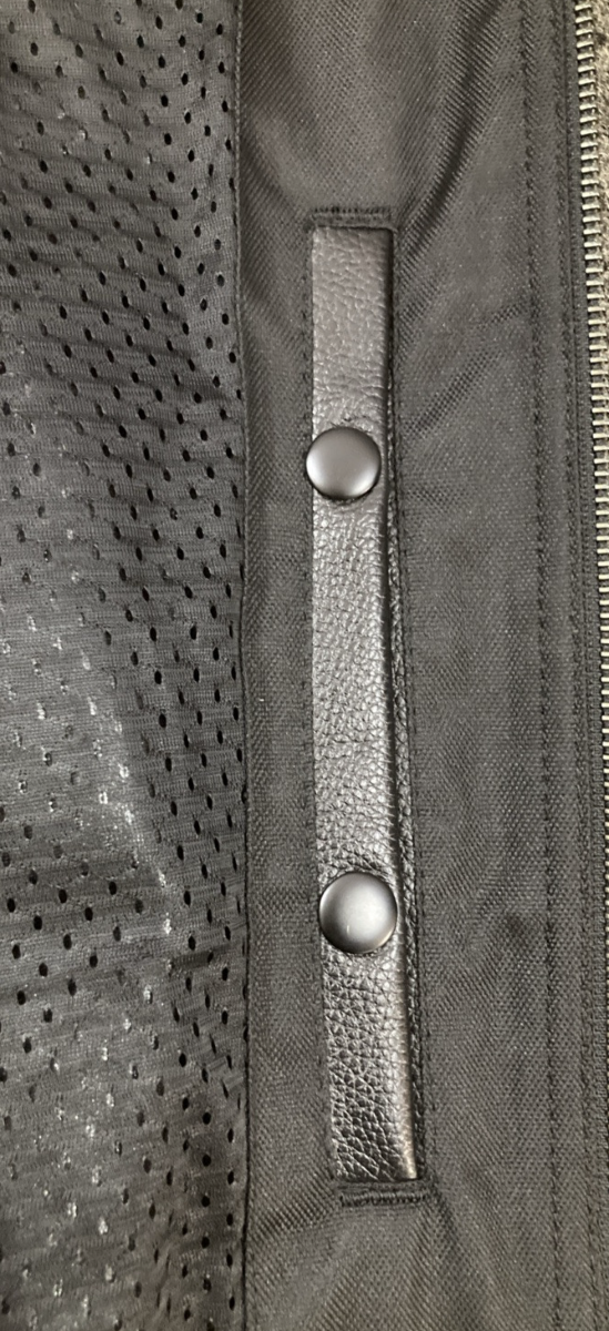 NEW GENUINE Z1R 2831-0066 Stella Scorch Riding Vest Black Leather Women's Medium