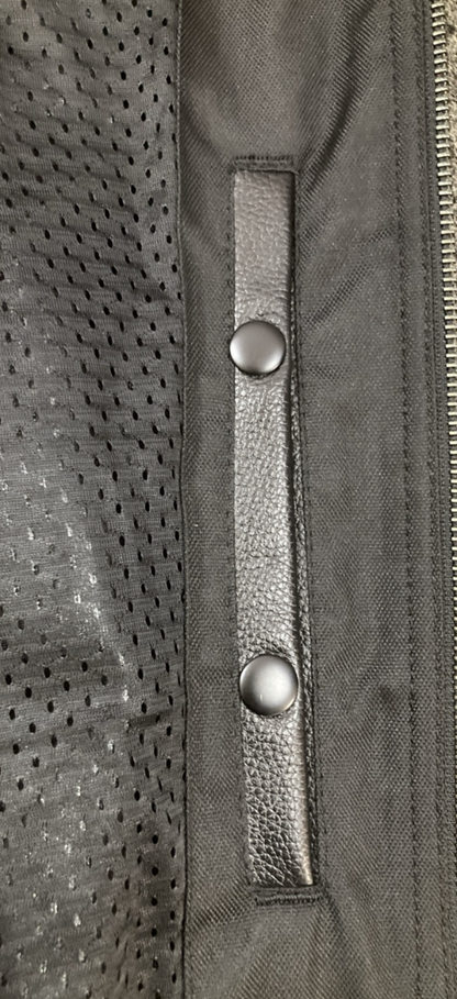 NEW GENUINE Z1R 2831-0070 Stella Scorch Riding Vest Black Leather Women's 3XL