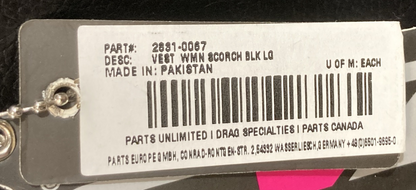 NEW GENUINE Z1R 2831-0067 Stella Scorch Riding Vest Black Leather Women's Large