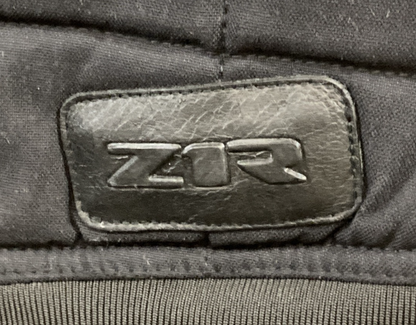 NEW GENUINE Z1R 2830-0584 Nufrat Vest BLACK LEATHER/CANVAS MENS X-LARGE