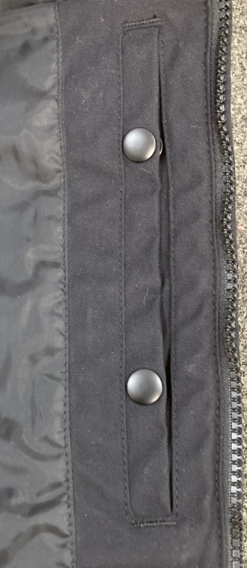 NEW GENUINE Z1R 2830-0584 Nufrat Vest BLACK LEATHER/CANVAS MENS X-LARGE