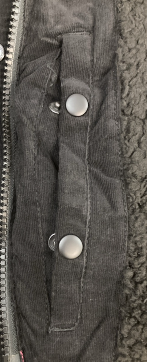 NEW GENUINE Z1R 2831-0093 FRISKE VEST BLACK CORDUROY/FLEECE WOMENS LARGE