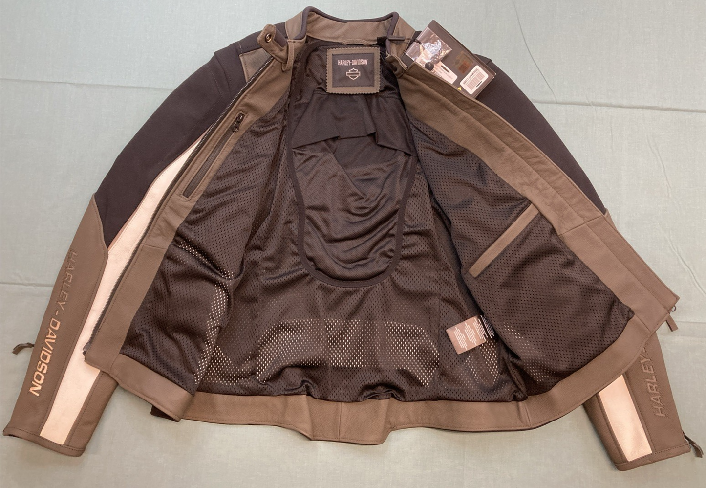 NEW GENUINE HARLEY DAVIDSON 98011-24VW/000M Ace Mixed Leather Riding Jacket