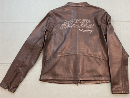 NEW GENUINE HARLEY DAVIDSON 97006-24VW/002L Factory Perforated Leather Jacket