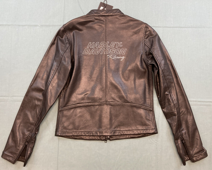 NEW GENUINE HARLEY DAVIDSON 97006-24VW/000S WOMAN'S S Factory Perforated Leather