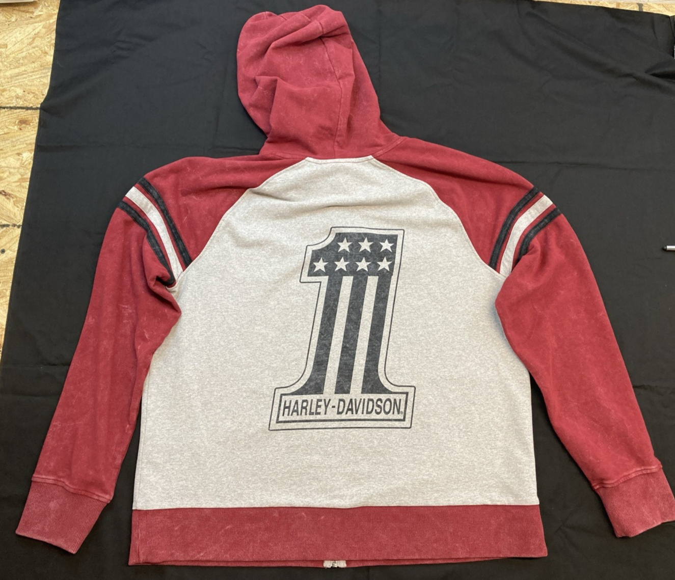 NEW GENUINE HARLEY DAVIDSON 96898-23W/022L WOMAN'S XXL Special Liberty Zip Front