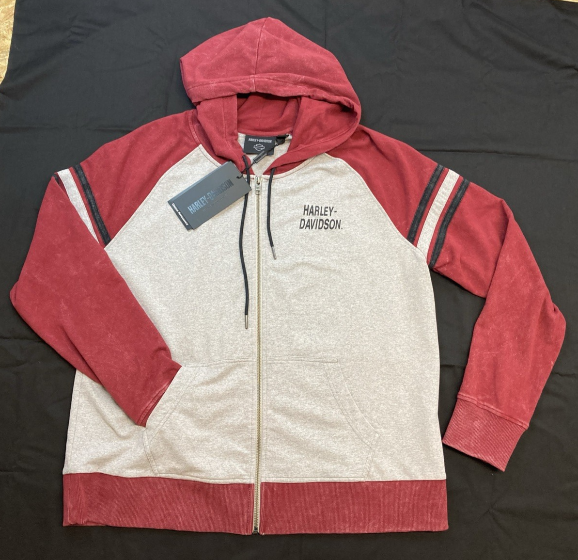 NEW GENUINE HARLEY DAVIDSON 96898-23W/022L WOMAN'S XXL Special Liberty Zip Front