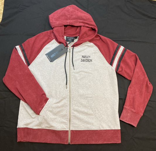 NEW GENUINE HARLEY DAVIDSON 96898-23W/022L WOMAN'S XXL Special Liberty Zip Front