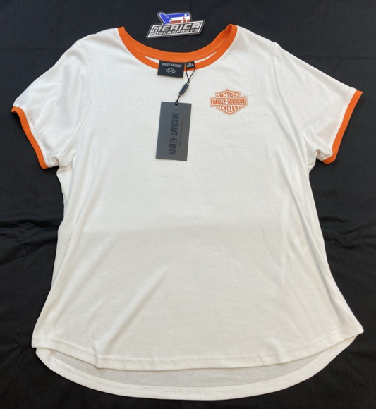 NEW GENUINE HARLEY DAVIDSON 96117-24VW/022L WOMAN'S XXL Screamin' Eagle Ringer T