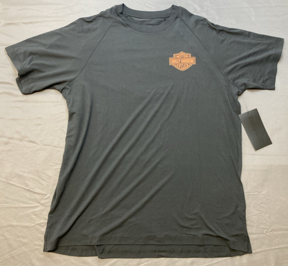 NEW GENUINE HARLEY DAVIDSON 99054-22VM/000L MEN'S LG Bar & Shield Short Sleeve T