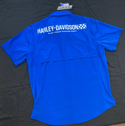 NEW GENUINE HARLEY DAVIDSON 96443-24VM/000L MEN'S LG Wicked Short Sleeve Perform