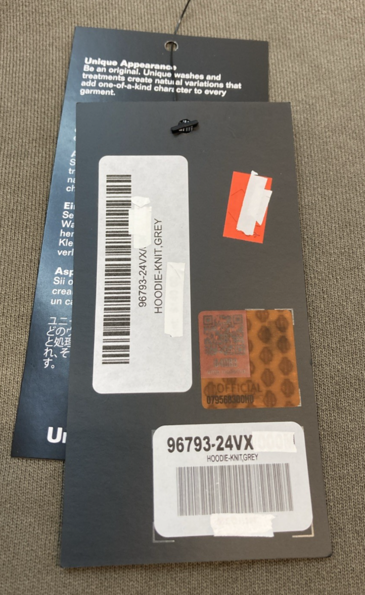 NEW GENUINE HARLEY DAVIDSON 96793-24VX/022L UNISEX XXL Willie G Winged Wheel