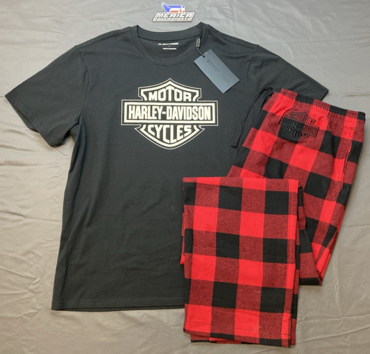 NEW GENUINE HARLEY DAVIDSON 96113-25VM/000L MEN'S LG Bar & Shield Short Sleeve