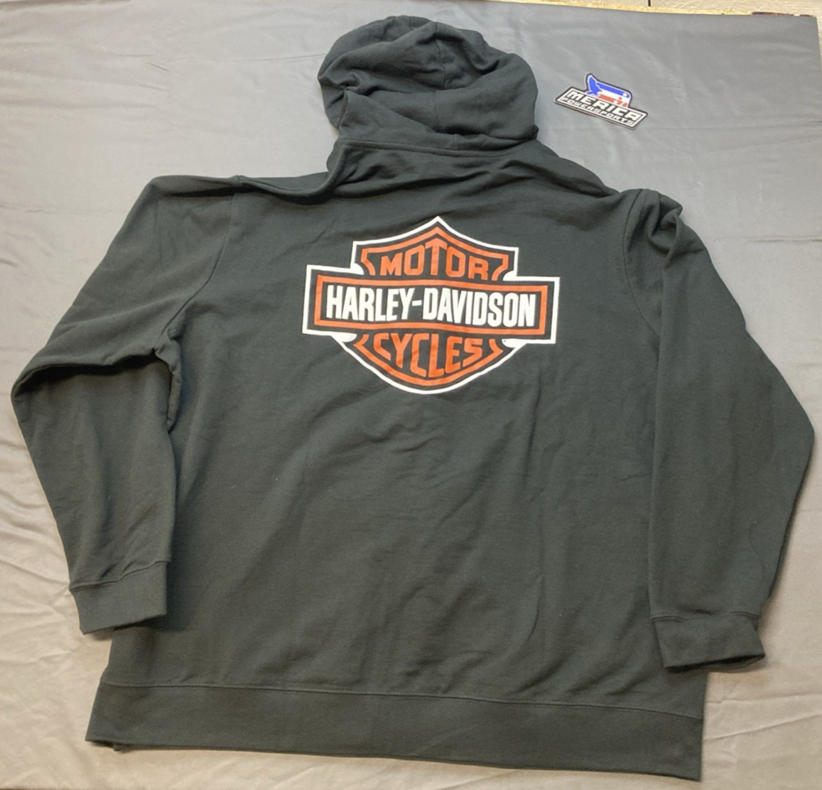 NEW GENUINE HARLEY DAVIDSON 99066-24VM/222L MEN'S XXXL Bar & Shield Logo Zip-Up