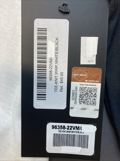 NEW GENUINE HARLEY DAVIDSON 96358-22VM MEN'S LG WWP Long Sleeve Raglan Tee