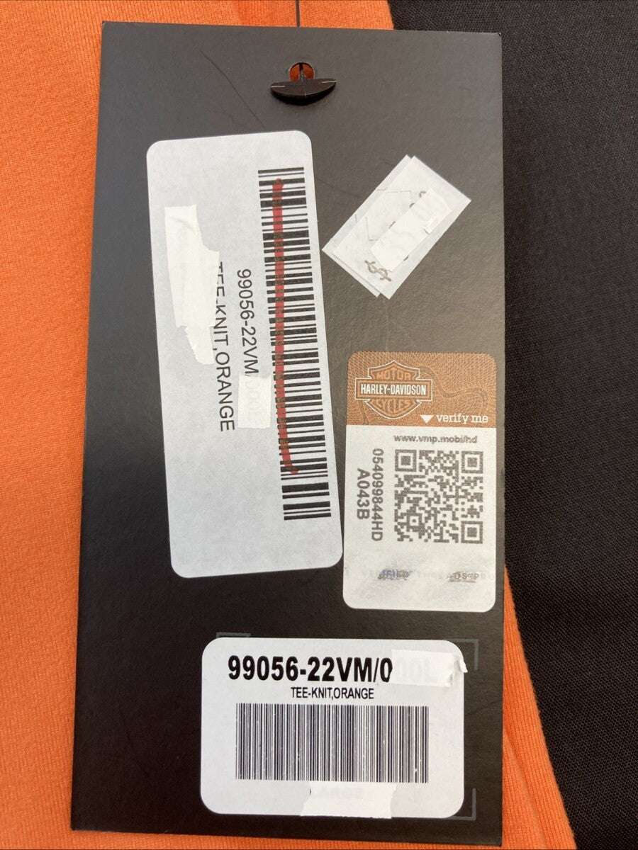 NEW GENUINE HARLEY DAVIDSON 99053-22VM MEN'S LG Performance B&S Short Sleeve Tee