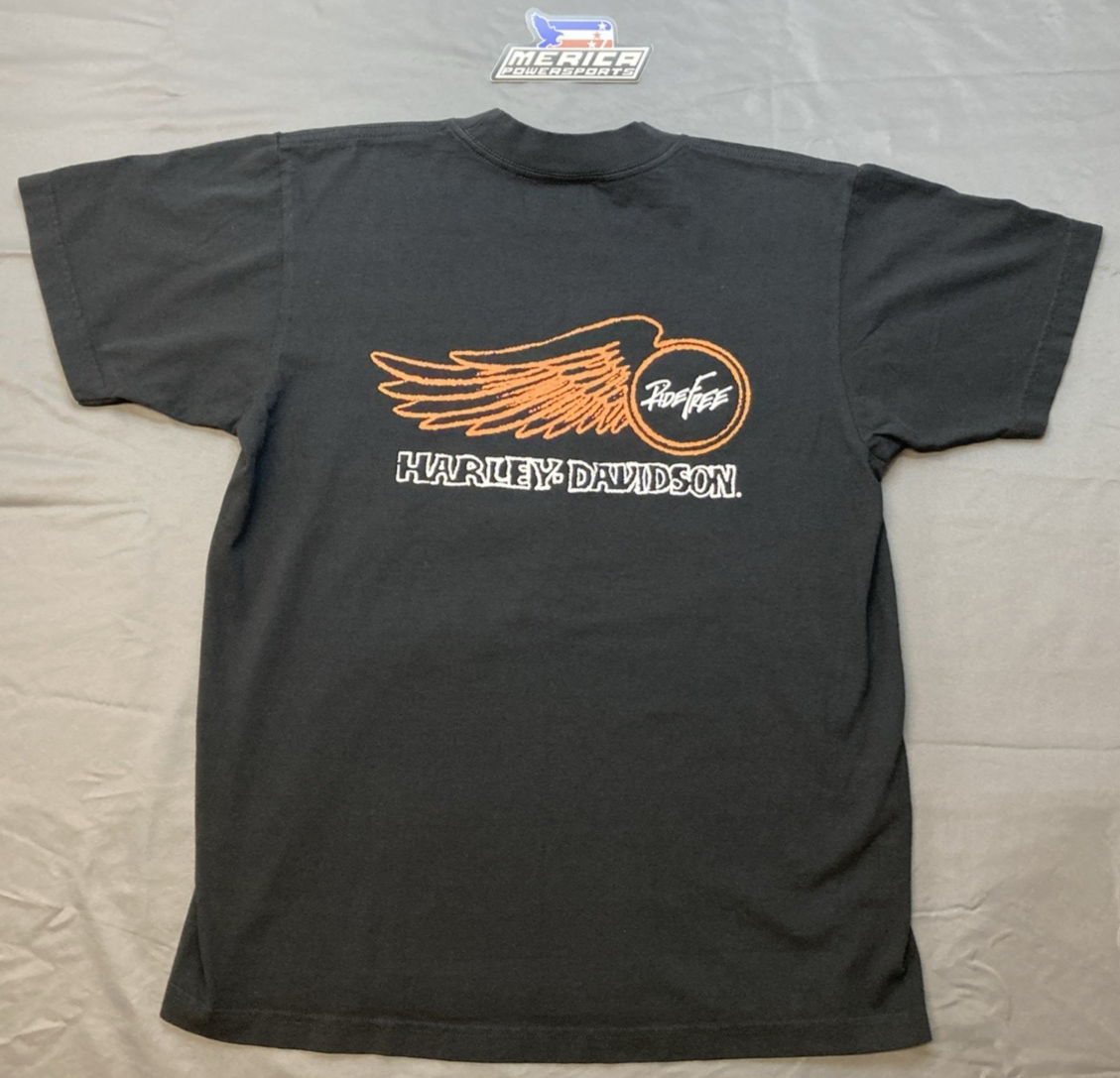 NEW GENUINE HARLEY DAVIDSON 96798-24VX MD Willie G Winged Wheel Tee