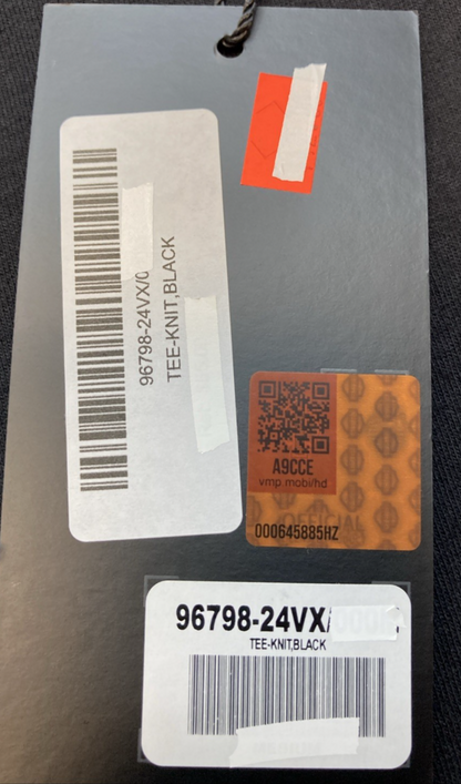 NEW GENUINE HARLEY DAVIDSON 96798-24VX MD Willie G Winged Wheel Tee