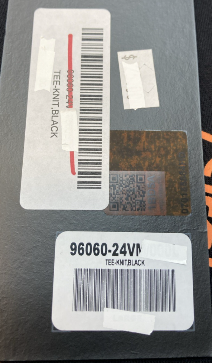 NEW GENUINE HARLEY DAVIDSON 96800-24VM MEN'S LG "Racing Tee" T-Shirt